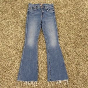 MOTHER Blue Flare & Wide Leg Jeans